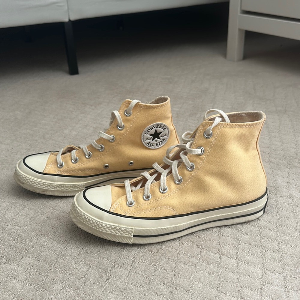 butter yellow chuck taylor converse